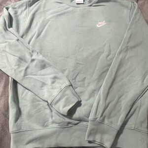 Nike Women's Light Green Sweatshirt